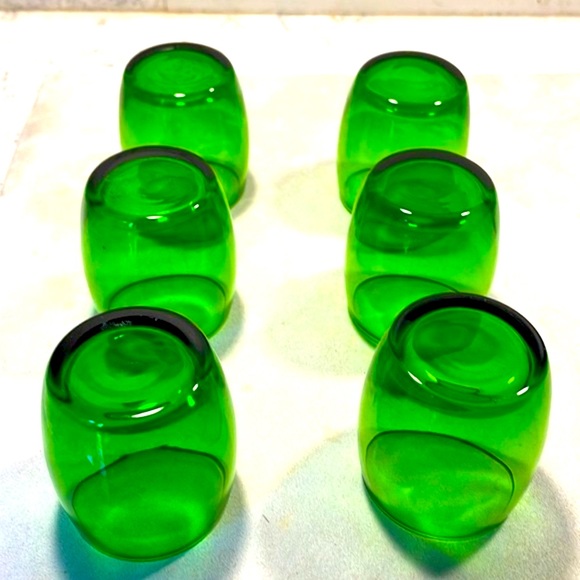 Handblown Tilt Ball Decanter & Cordials Set Cambridge Glass Co Circa 1930’s EUC - Picture 7 of 16